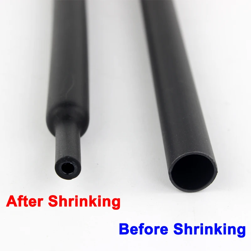 20mm 4:1 Black Heat Shrink Heatshrink Glue-Lined Tube Tubing Wire Sleeving Wrap