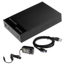 NEW 3.5 inch USB 3.0 SATA HDD Hard Drive Disk Enclosure External Case Box Portable #D