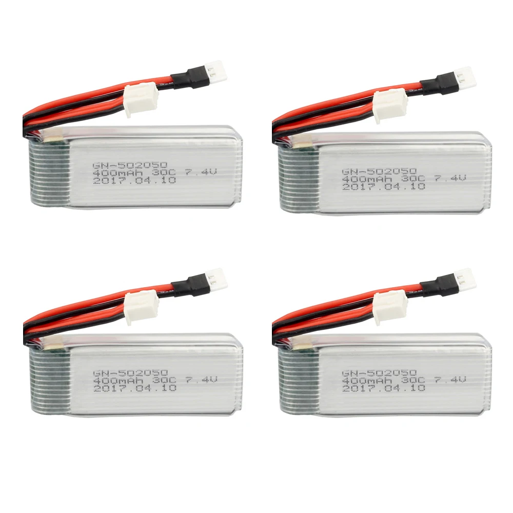 

4pcs * 7.4V 400mAh 30c Lipo Battery for JXD 511 511V RC Quadcopter Drone