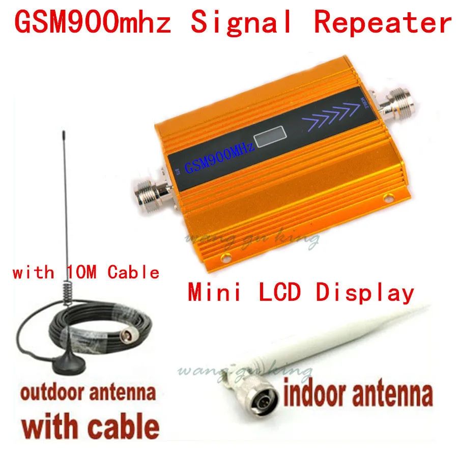 2016 NEW LCD GSM 900Mhz Mobile Phone Signal Booster GSM Signal Repeater Booster power charger With
