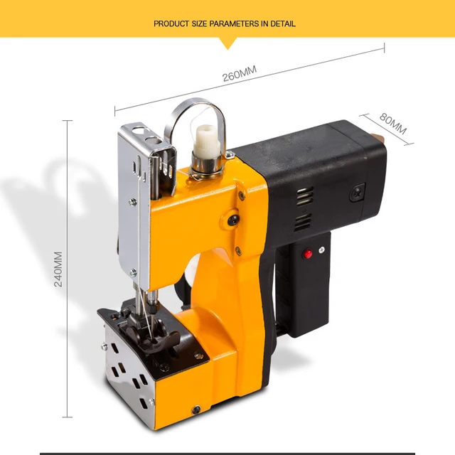 Portable Electric Sacks Sewing Machine Rice Bag Closer For Sealing Kraft Paper Bags Paper plastic Composite Bags Sealer Machine Sewing Machines AliExpress
