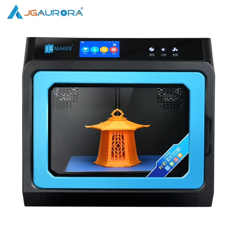 JGAURORA FDM A7 3D Printer Auto Level Large Bulid Size 240*220*200mm 4inch Touch Screen Impresora 3D photo