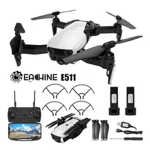 Eachine E511 wifi FPV 1080 P/720 P HD камера Безголовый режим 16 минут время полета складной Радиоуправляемый Дрон Квадрокоптер обновленная версия E58