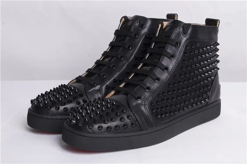

SexeMara Brand Genuine Leather red bottom shoes for men unisex snake shoes high quality top designer Luxury brand shoes #101