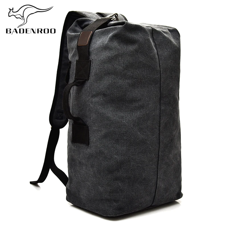 

Badenroo Men Backpack Fashion Large Capacity Canvas Travel Backpacks School Bag Male Mountaineering Luggage Rucksack Daypacks