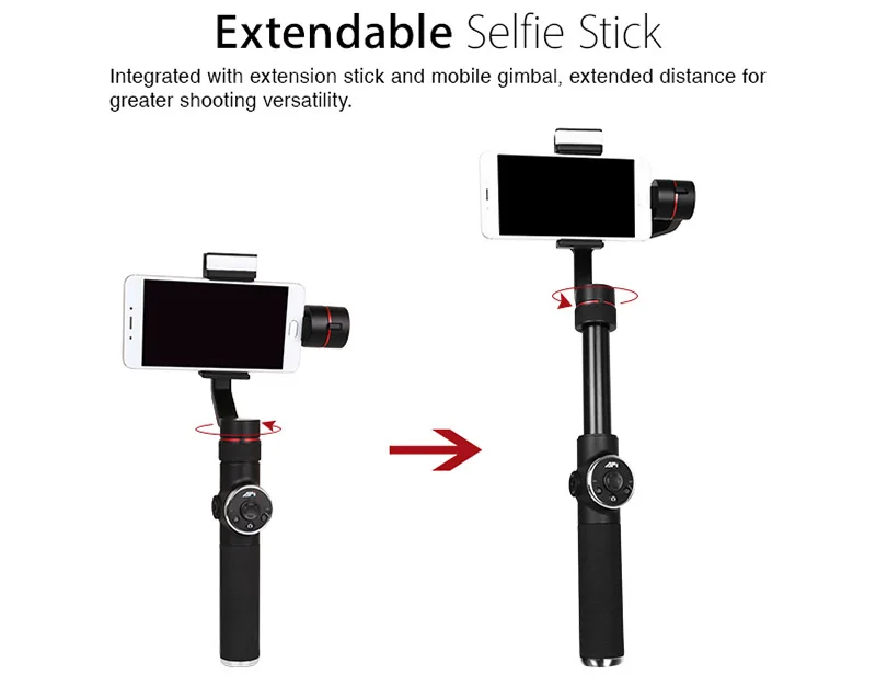 Extendable selfie stick