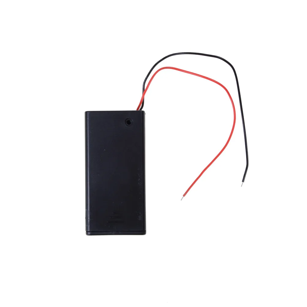 

1Pcs Black 9V Battery Holder with ON/OFF Switch 9 volt Box Pack Power Toggle