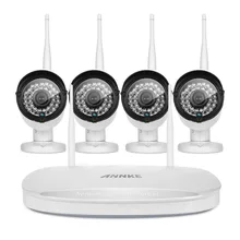 ANNKE Подключи и Играй Беспроводной NVR Комплект 960 P 4CH NVR WiFi 1,3-МЕГАПИКСЕЛЬНОЙ В/открытый Камеры Системы Безопасности Дома