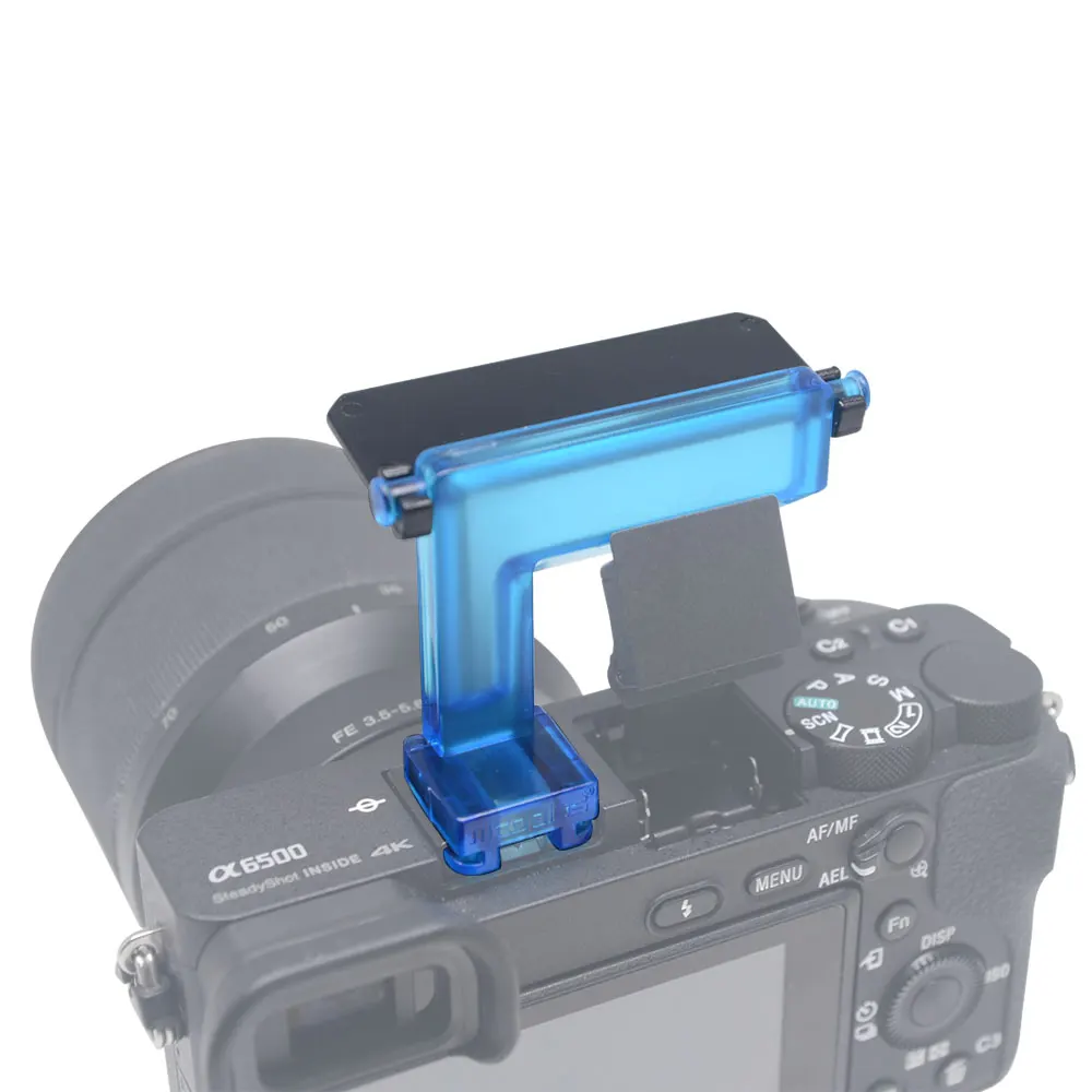 4 цвета диффузор Mcoplus для камеры Sony A6500 A6300 A6000 NEX6|flash bounce card|flash bouncediffuser flash |