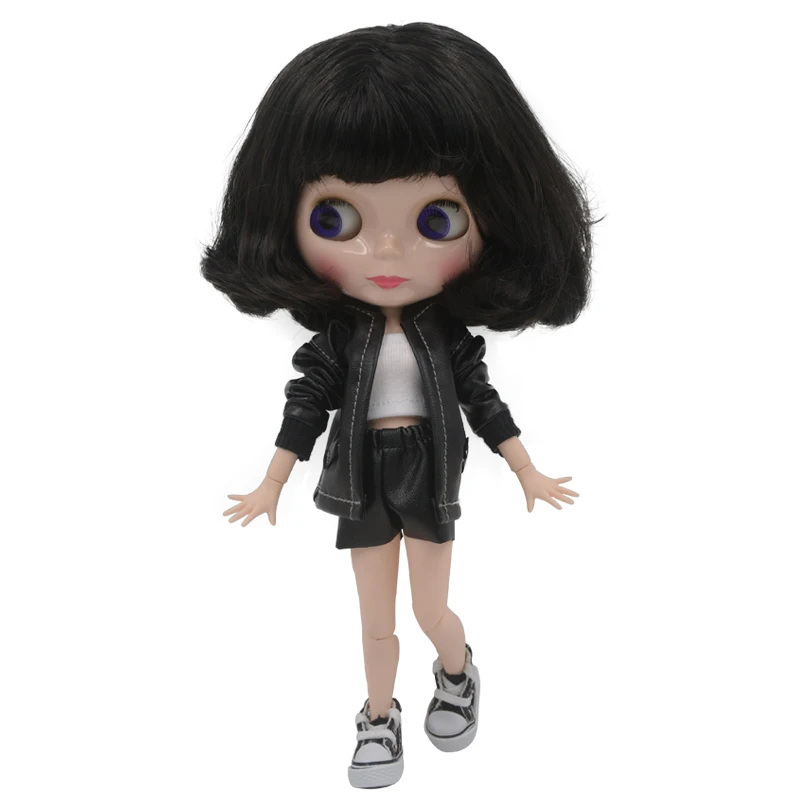 

Factory Neo Blyth Doll Customized Matte Face,1/6 BJD Ball Jointed Doll Blyth Dolls for Girl,Reborn Baby Born Toys for Children C