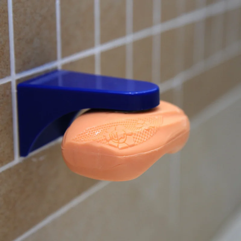 1 PC Wall Mounted DIY Soap Holder Prevent Rust Dispenser