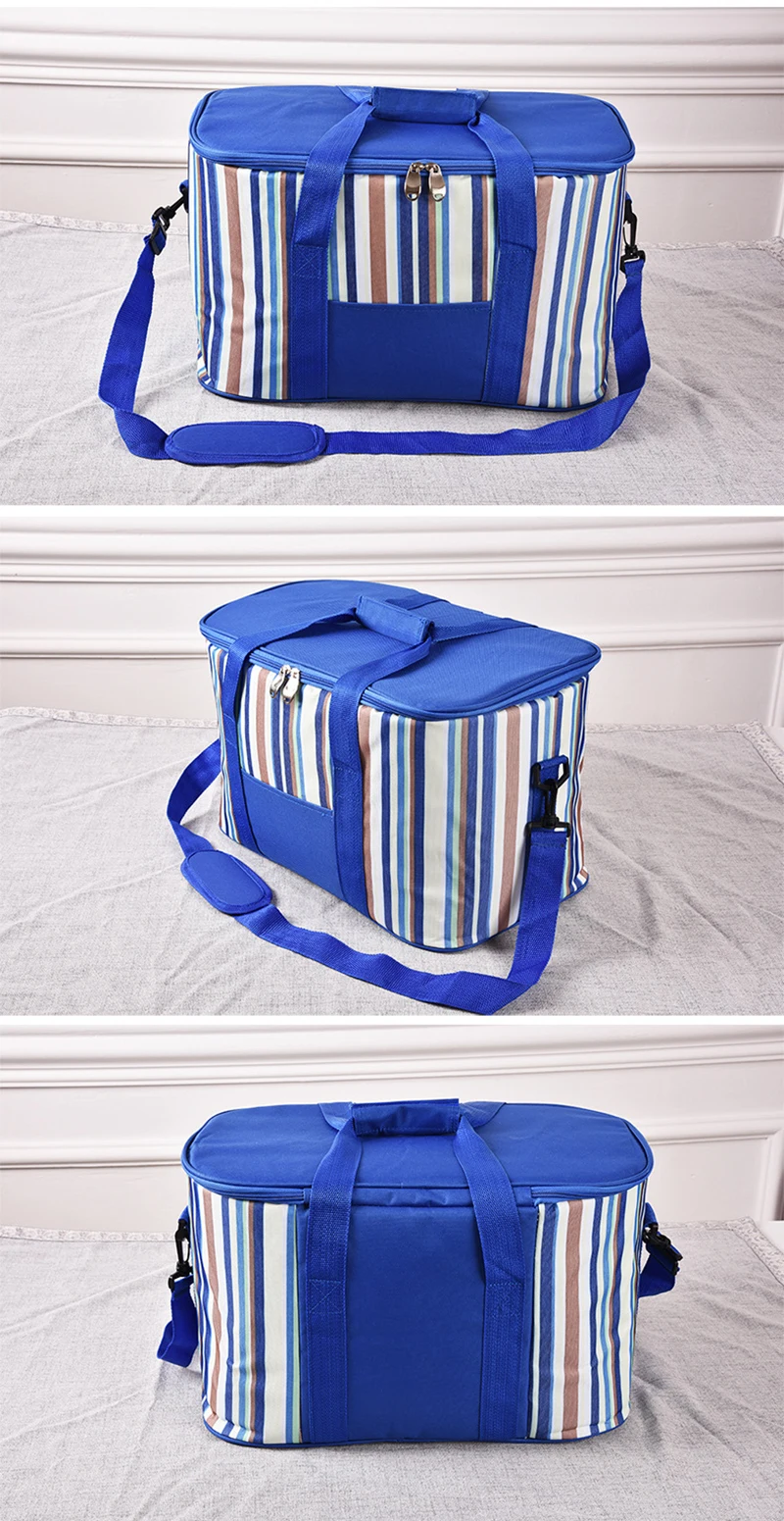 Oxford grande saco térmico feminino portátil sacos