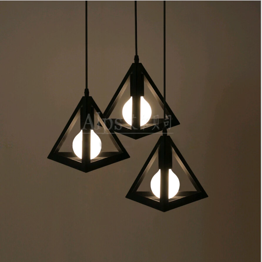 etop Creative LED Bulb Triangle Pendant Light New Design Pendant