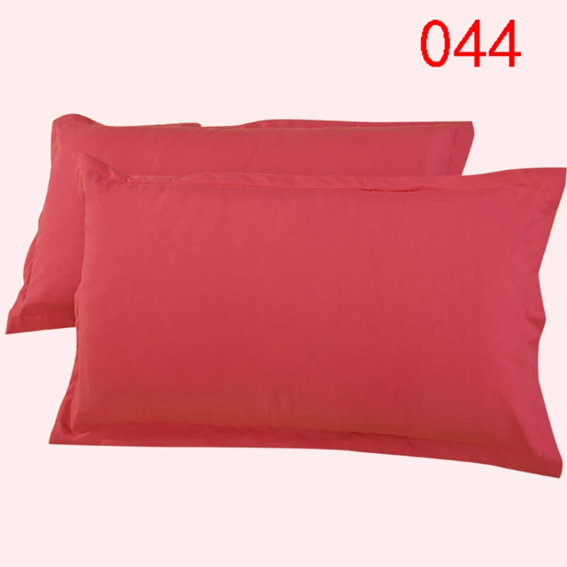 Red 1Pcs 2Pcs Polyester Single Pillowcases 48x74cm Bedclothes Pillow