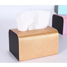 Leather Tissue Box Paper Drawer Car