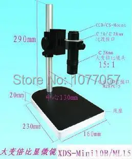 

Factory Direct Sale , Super zoom ratio 15:1 Industry Mono Zoom Microscope / Video Microscope Camera