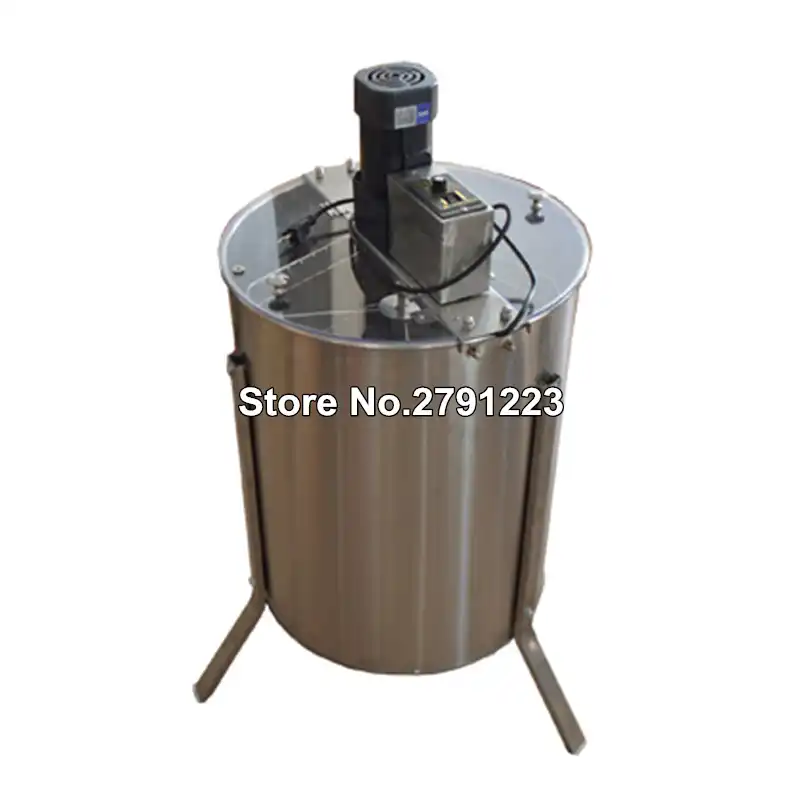 4 Frame Electric Honey Extractor Beekeeping Honeycomb Honey Bee Drum SS 140W