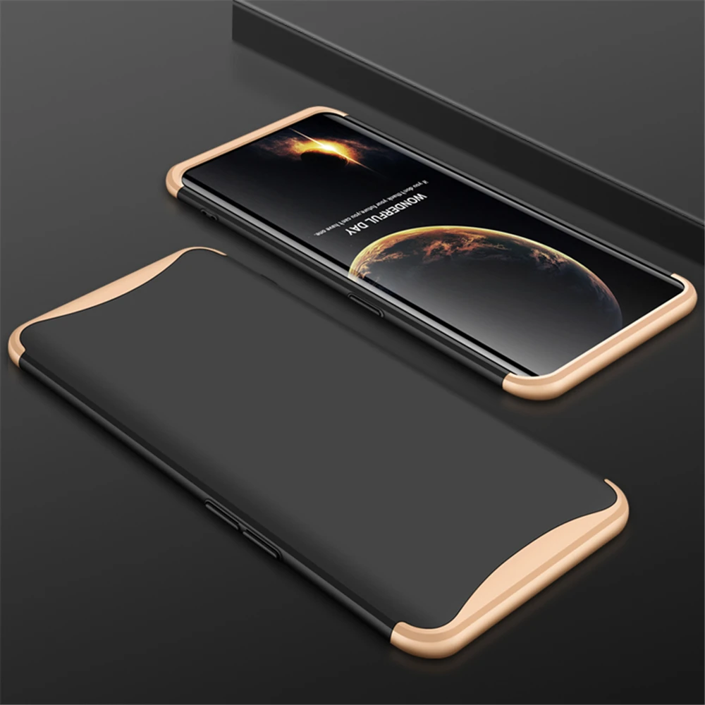 Voppton Hybrid 3 in 1 Hard PC Case for OPPO Find X Case Luxury 360 Full Protection armor Back Cover for OPPO Find X Fundas (7)
