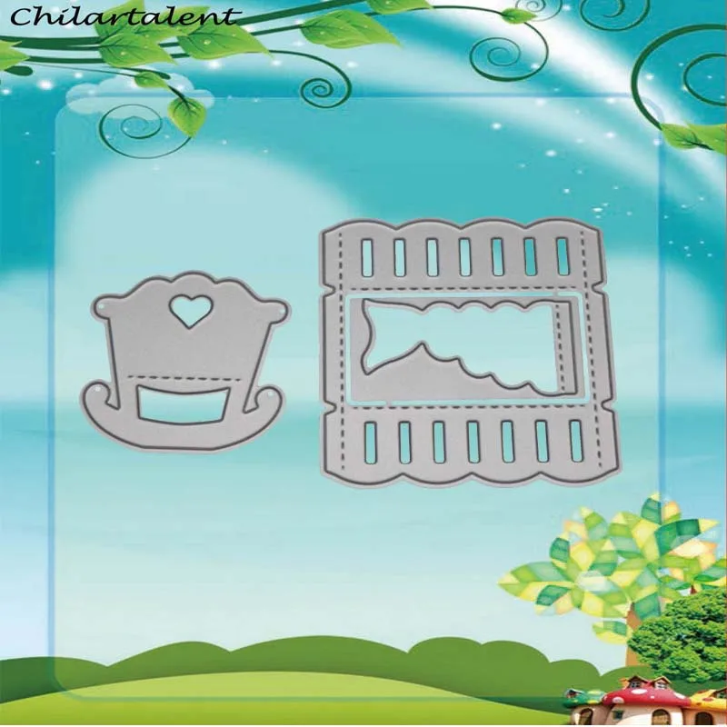 Buy Baby cradle frame box Metal Cutting Dies