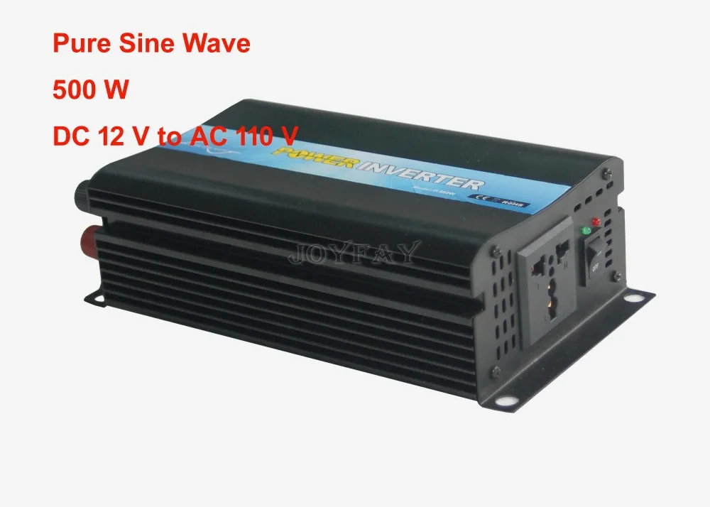 High Quality 500W Pure Sine Wave DC 12V to AC 110V Power Inverter