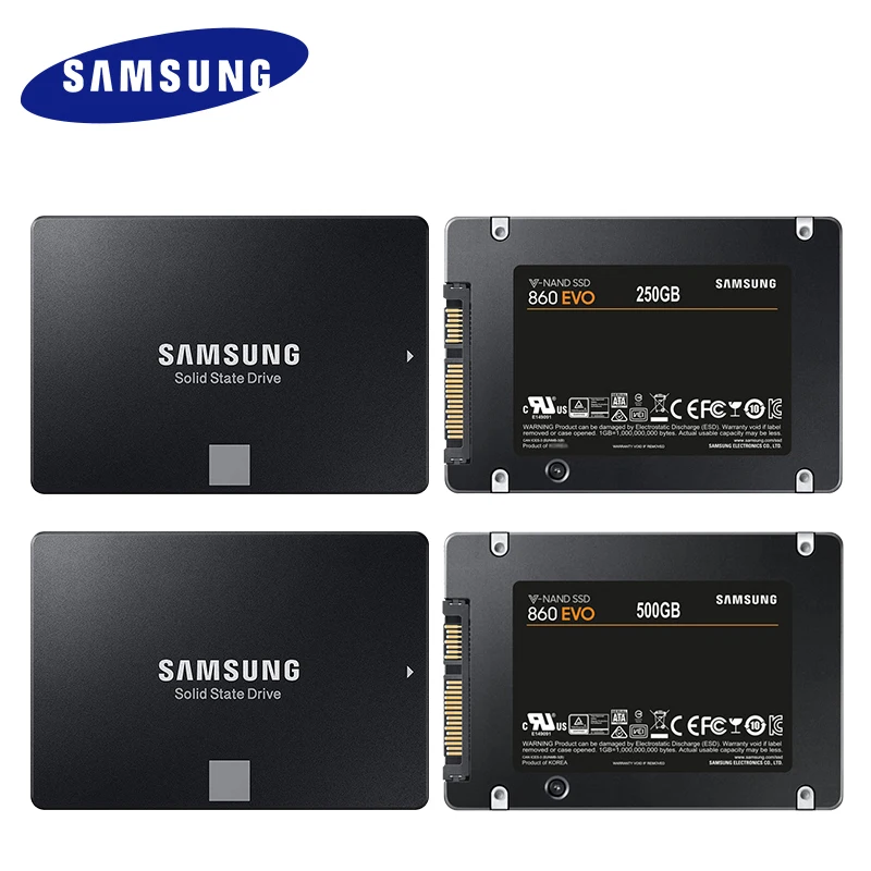 SAMSUNG SSD 860 EVO 250 ГБ 500 Гб Внутренний твердотельный диск HDD жесткий диск SATA3 2,5 дюймов ноутбук Настольный ПК TLC disco duro 250 ГБ