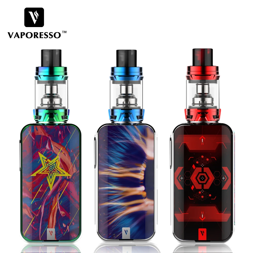 Оригинальный 220 Вт Vaporesso Luxe Сенсорный экран TC комплект W/8 мл/2 мл SKRR бак с 2,0 дюймов массивные Сенсорный экран Дисплей E-сигареты комплект для