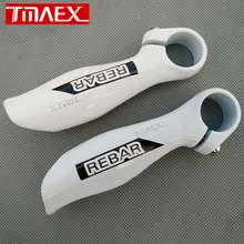 Tmaex- Full Carbon Fiber MTB Bicycle Handlebar End Cycling Bike Handlebar Bar End White Bike Parts