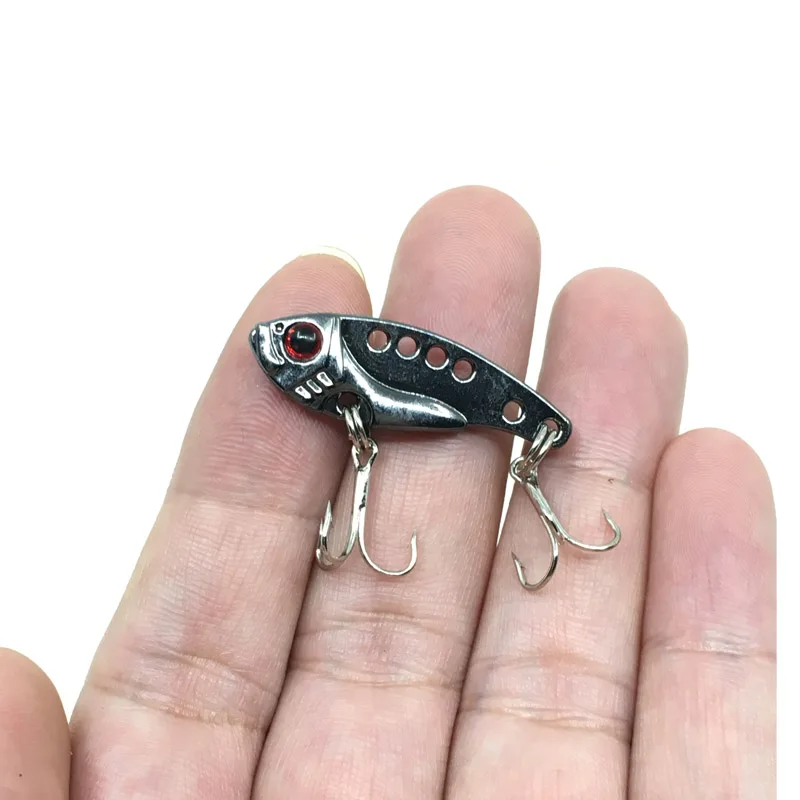 

1Pcs Metal VIB Lures 3.5cm/3.5g Wobblers Fishing Lure Bass Treble VIB Lead Fish Artificial Bait Fishing Crank Bait Lure 3D Eye