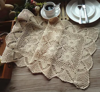 

Crochet Gifts * exports to Europe qualities of handmade crochet floral table runner / decorative towel / sofa cover towel
