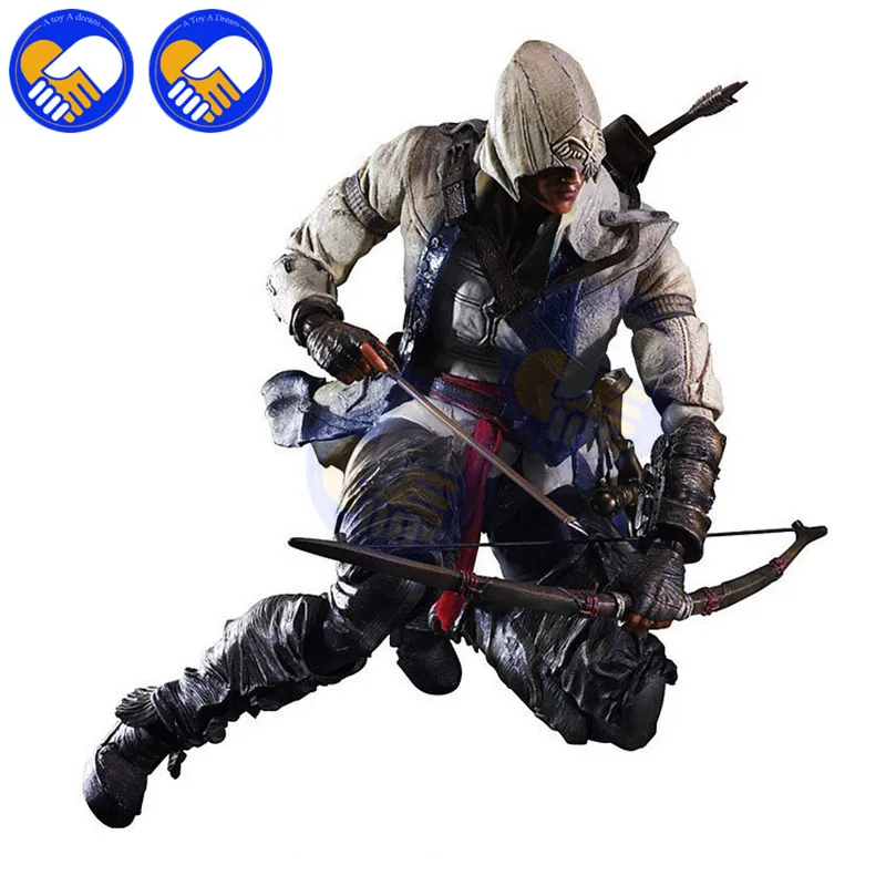 Ceny Nowy anime zabawki AC 3 Connor Kenway Haytham pcv figurka czarna flaga Edward Kenway itp model kolekcjonerski najlepsza kolekcja zabawki