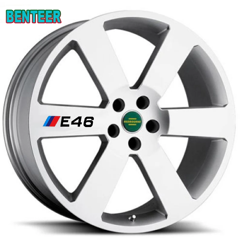 4 шт. Новый E30 E34 E36 E39 E46 E60 E90 автомобильный обод наклейка для bmw 1 3 5 серии m3 m5 120i 130i 318i