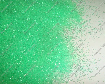 

1/128"(0.2MM)008Size Dark Green Color with Shining Silver Tints Nail Glitter Dust Powder for acrylic nail and make up