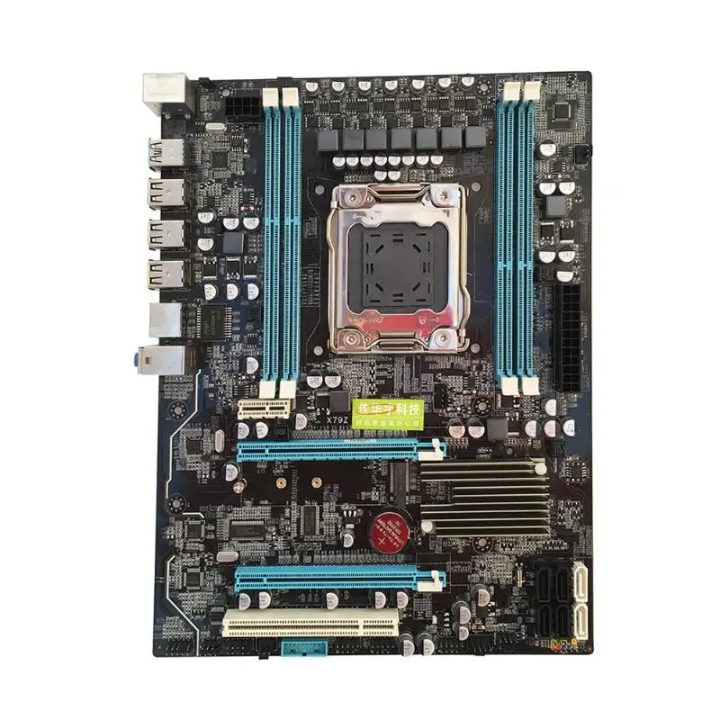 X79T DDR3 настольных ПК Материнские платы 2011 Процессор компьютера 4 канала материнская плата Поддержка M.2 E5-2680V2 для Intel B75 N