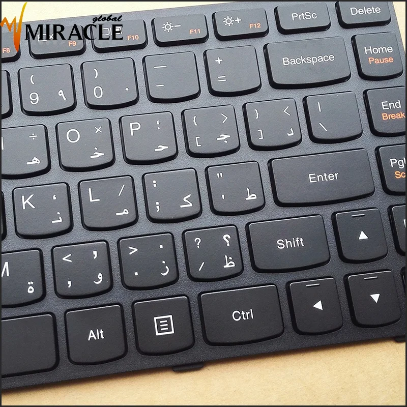 

Repair You Life Laptop keyboard For Lenovo Flex2-14a V1000 V3000 V1070 AR Arabic layout keyboard with backlit Black New Original
