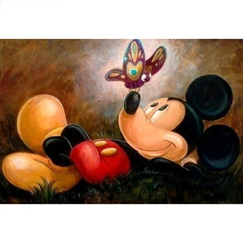 

Full Square/Round Drill 5D DIY Diamond Painting "mickey mouse" 3D Embroidery Cross Stitch Mosaic Rhinestone Home Decor