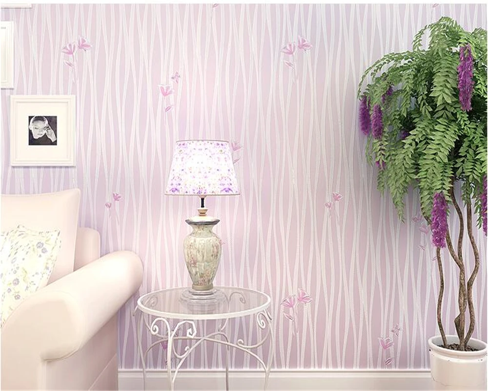 Beibehang high quality small flower living room non woven wallpaper