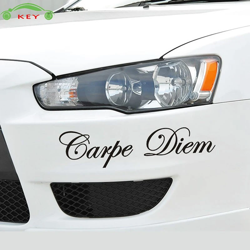 Автомобильная наклейка Carpe Diem для Fiat 500 Hyundai Mitsubishi KIA BMW VW Audi Nissan Toyota Yaris Holden с