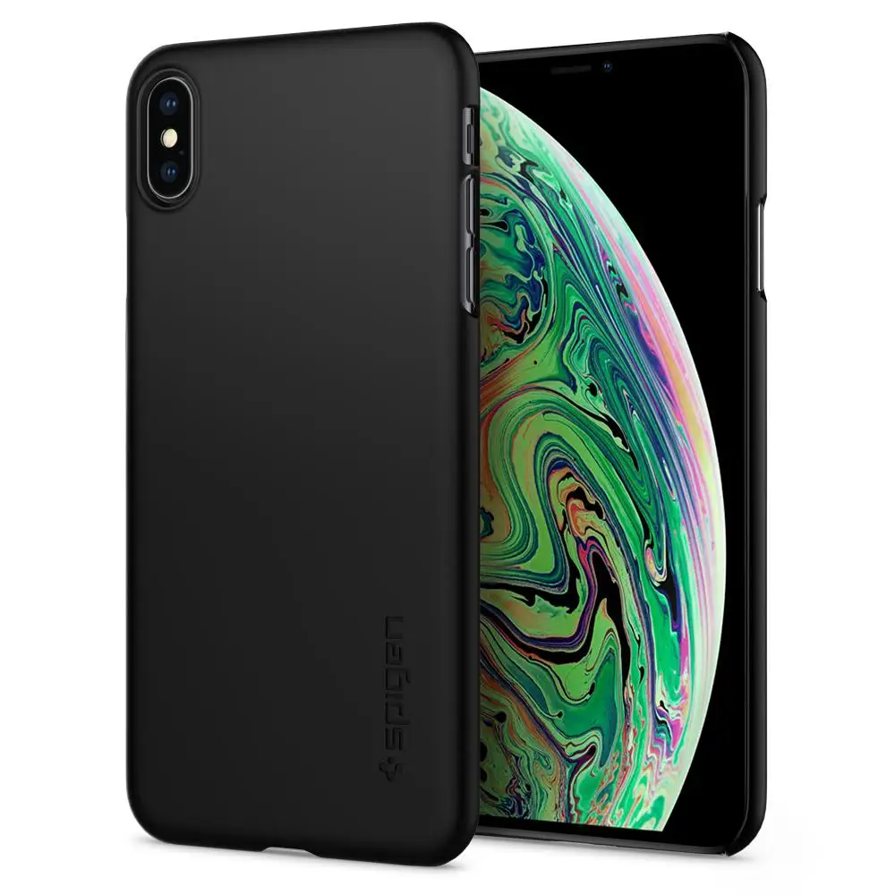 

100% Original Spigen Thin Fit Hard Back Cover Case for iPhone XS Max (6.5")