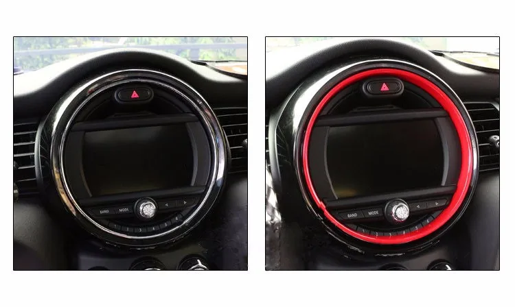 DSYCAR 11 шт./компл. Высокое качество автомобиль-Стайлинг приборная панель внутренний крышку украшение круг стикер, логотип для BMW Mini Cooper F56/F55