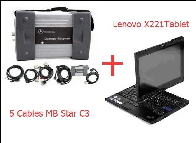 

FreeDHL 2017 Hot MB star c3 with Laptop Le-novo X220 tablet DAS software HDD (12/2016) Diagnosis -Xentry key generator as a gift
