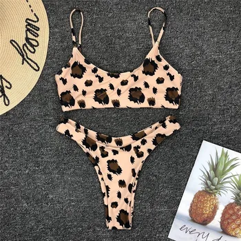 Snakeskin/Leopard Print Bikini 6