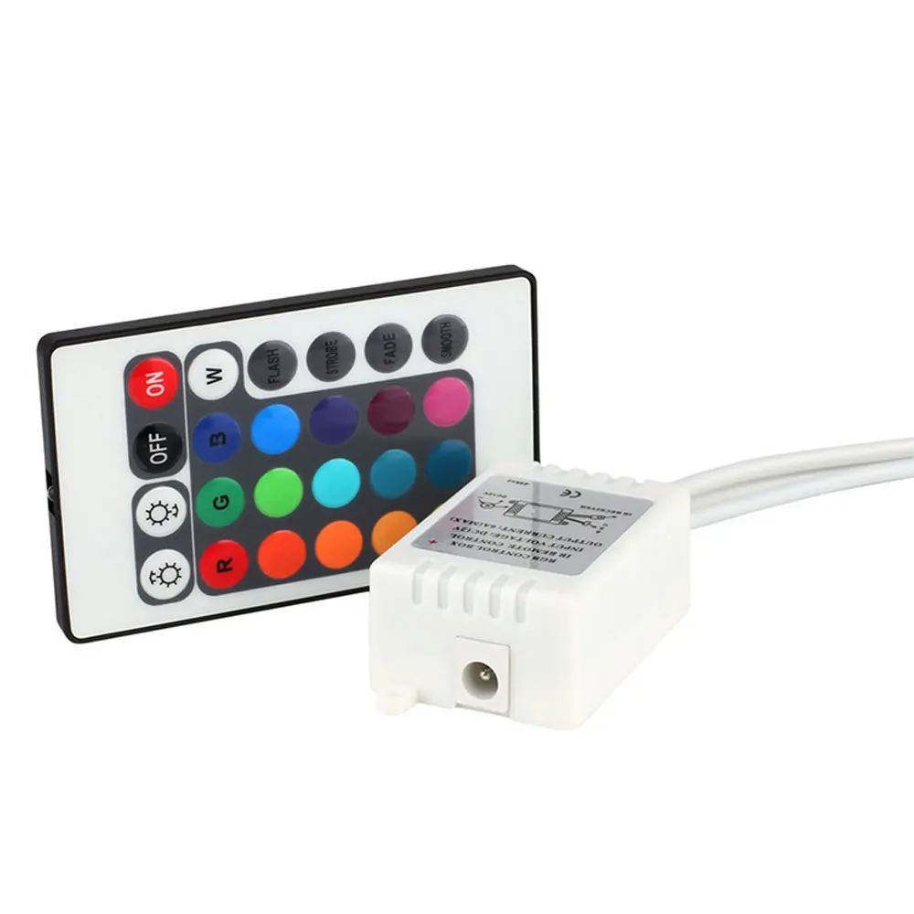 Светодиодный RGB ИК пульт дистанционного управления DC 5 В/12 В/24 В 24 ключа диммер