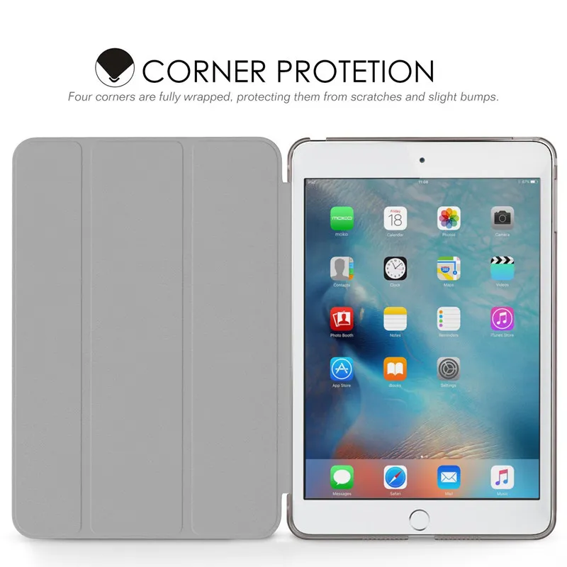 Ультратонкий Магнитный чехол для планшета iPad Mini 4 7 9 дюйма смарт из искусственной