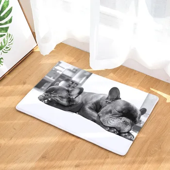 

CAMMITEVER Cute Lovely Animal Dogs Soft Bathroom Bath Mat Non-Slip Back Rug Room Decoration Play Rugs Mat