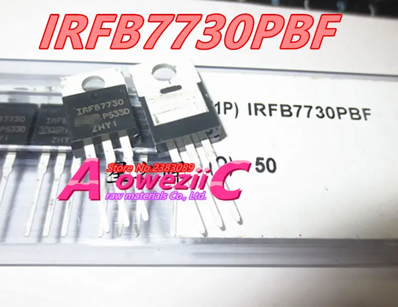 

Aoweziic 2017+ 100% new imported original IRFB7730PBF IRFB7730 TO-220 field effect transistor 75V 195A