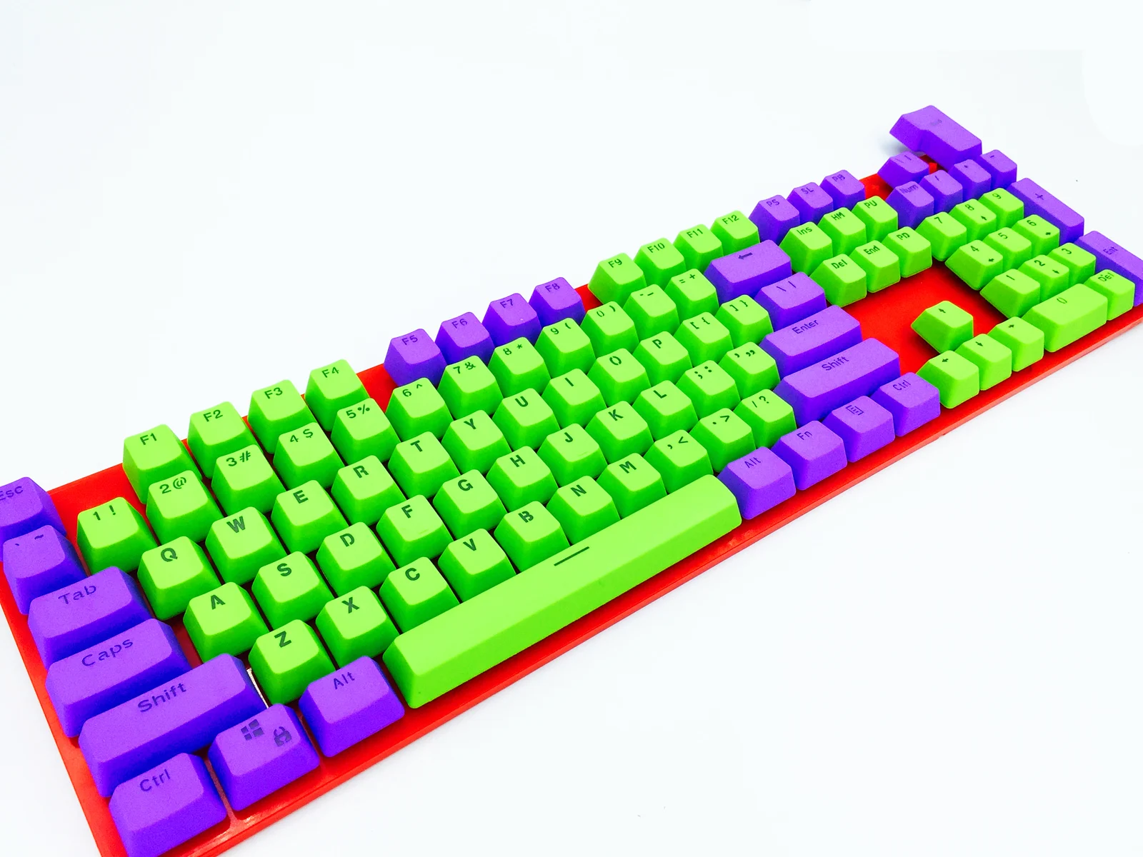 104 клавиш PBT Eva зеленый Doubleshot с подсветкой ключ крышка s ключ Набор для Cherry MX Механическая игровая клавиатура