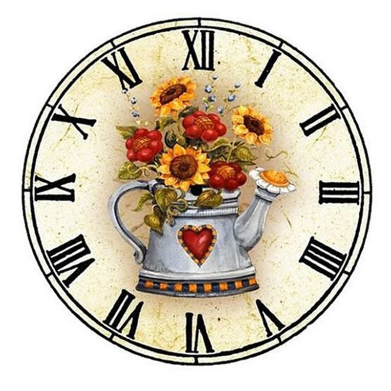 

DIYdiamond mosaic diamond painting Decorative painting cross stitch A picture watch family decoration Handmade gift ornament