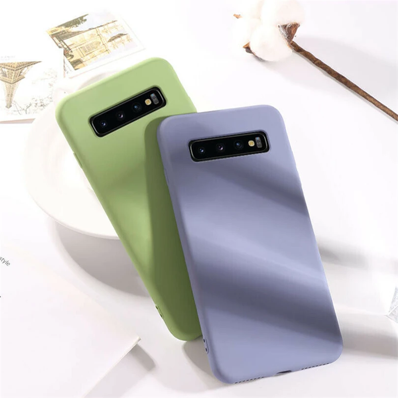 Ударопрочный чехол для Samsung Galaxy S7 Edge S10E S10 S9 S8 Plus мягкий силиконовый чехол-накладка