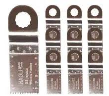 10 pcs 32mm stainless steel oscillating muti tool saw blades for power tools as Ridgid,Worx Sonicrafter,AEG,cutting wood