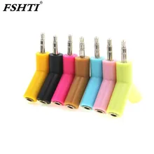 2 шт./лот аудио сплиттер адаптер Y Jack Мужской 2 Женский M/F 3,5 мм стерео наушники гарнитура Mp3 смартфон мобильный телефон